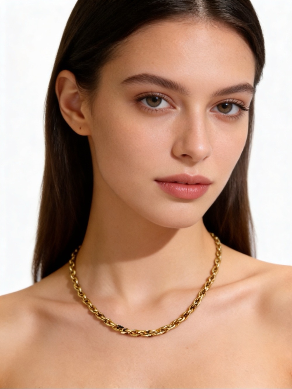 🍋2/$30 New Revolve Gold Rope Necklace